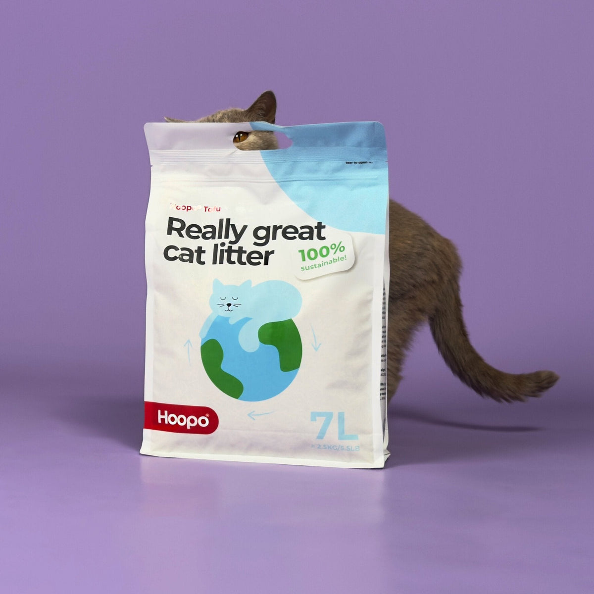 Hoopo Tofu Cat Litter | 7L