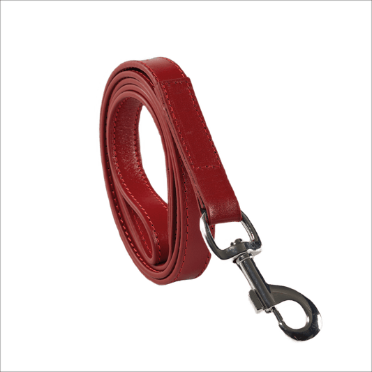 Baker & Bray Sustainable Designer Leather Dog Lead | Rose