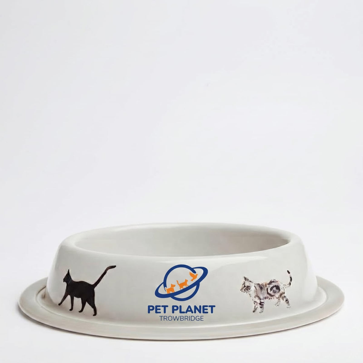 Pet Planet Trowbridge Galvanised Steel Cat Bowl
