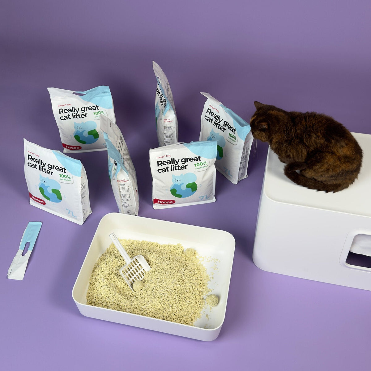 Hoopo Tofu Cat Litter | 7L