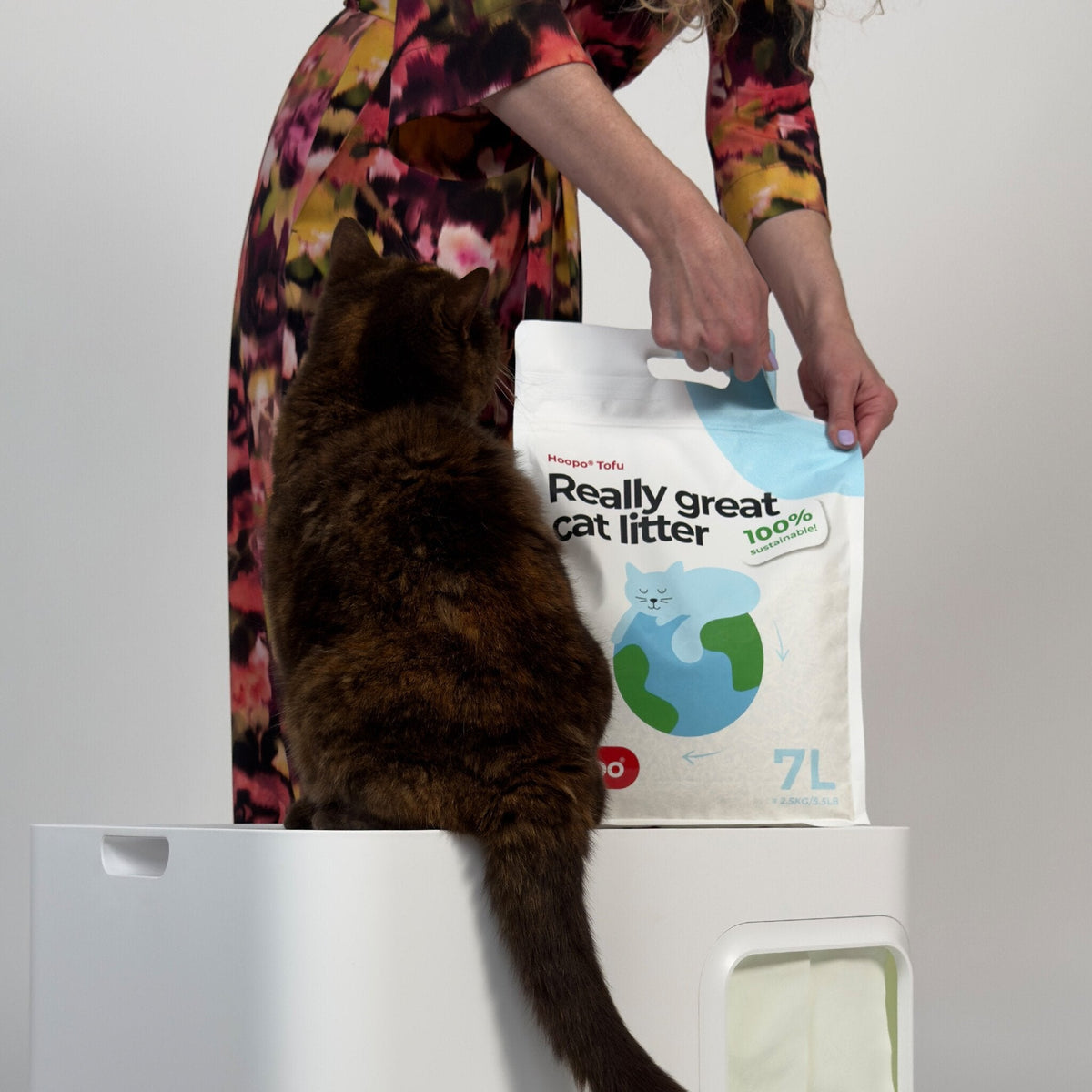 Hoopo Tofu Cat Litter | 7L